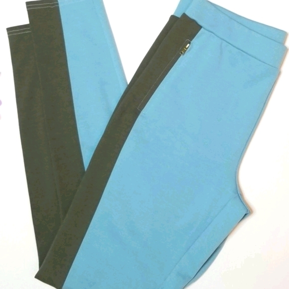 Olive & Blue Ladies L Two-Tone Stretch Pants - Picture 2 of 4